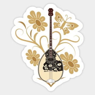 Greek Bouzouki Sticker